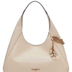 KARL LAGERFELD PARIS
Delaine Leather Hobo Bag